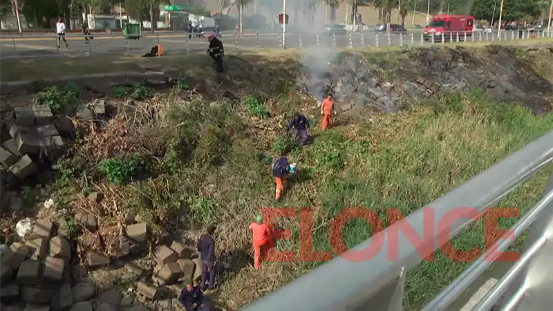 Paraná: provocaron un incendio en la costanera
