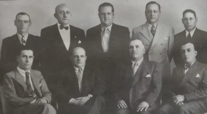 Año 1938 Otelo Milani (1° de la izquierda abajo) C.D. Soc. Italiana. Foto: Diario Actualidad