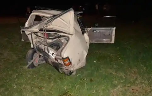 Tremendo choque en Diamante: murió una mujer de 66 años