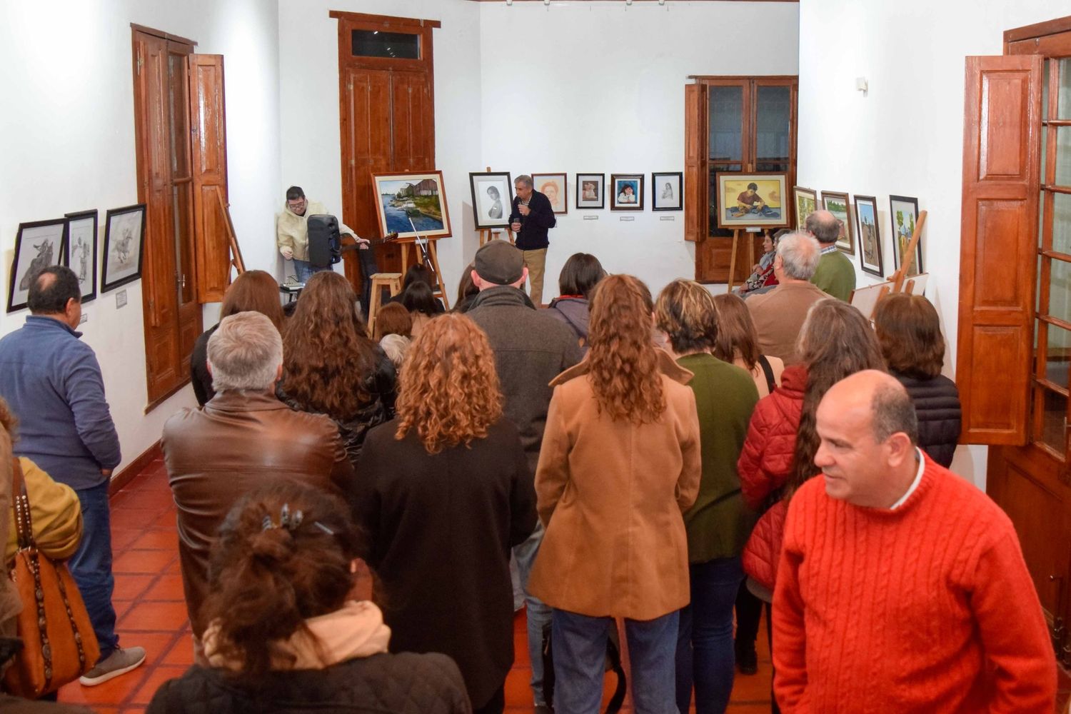 Carina Demarchi presentó la muestra “Mi vida en el arte”