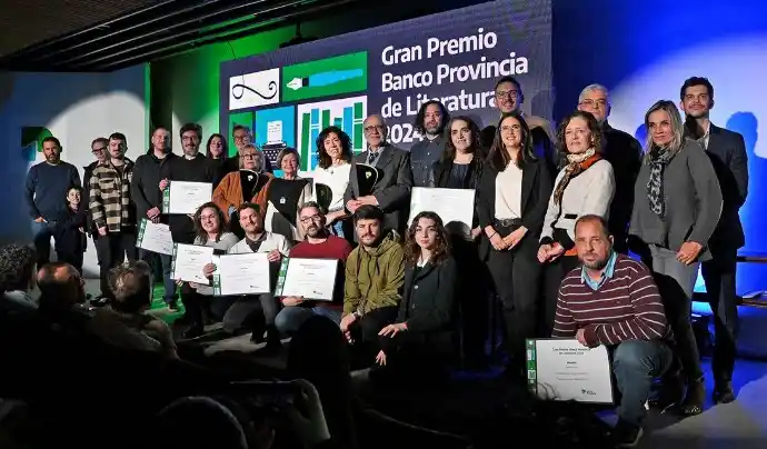Los ganadores del Gran Premio de LIteratura Banco Provincia 2024.