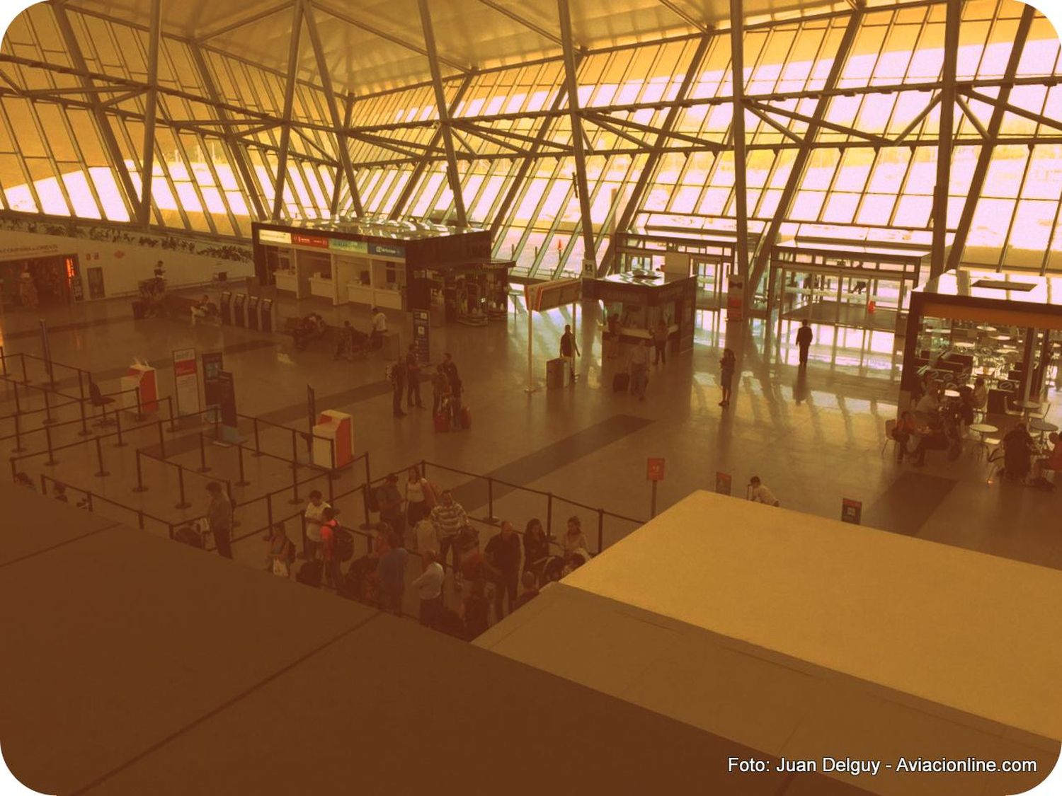 [Fotogalería] Postales del lunes en la terminal aeroportuaria más linda de Sudamérica