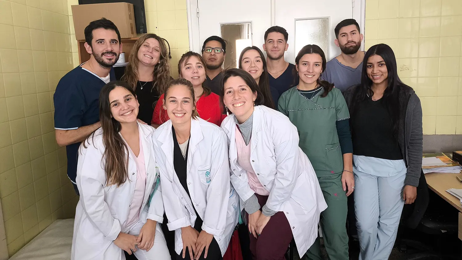 Formación. Los residentes que hacen sus prácticas en Necochea