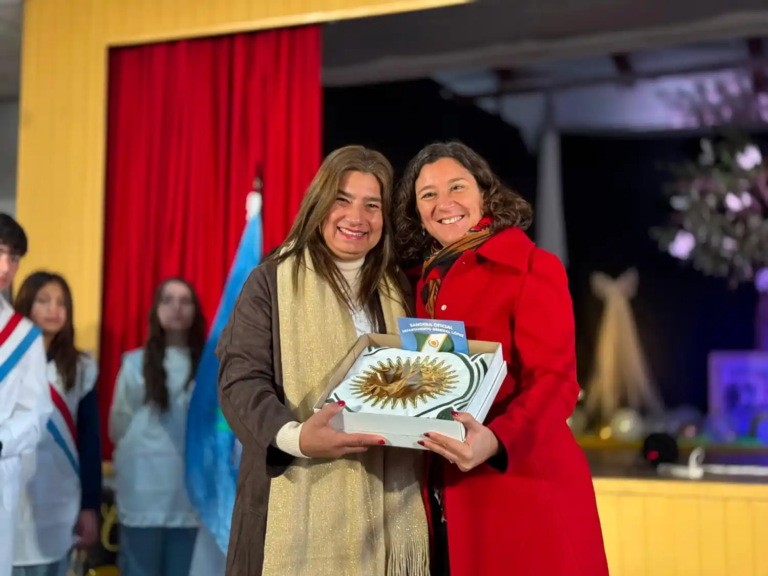 La senadora en el aniversario de la Escuela.
