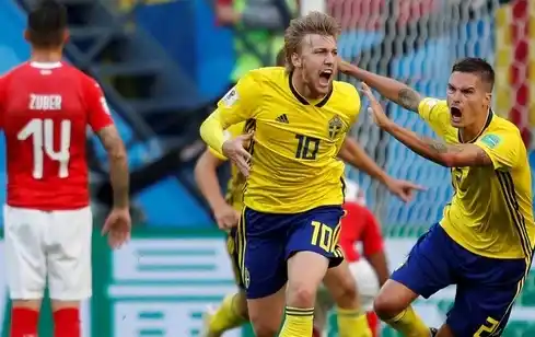 Suecia venció a Suiza y se clasificó a los cuartos de final del Mundial 