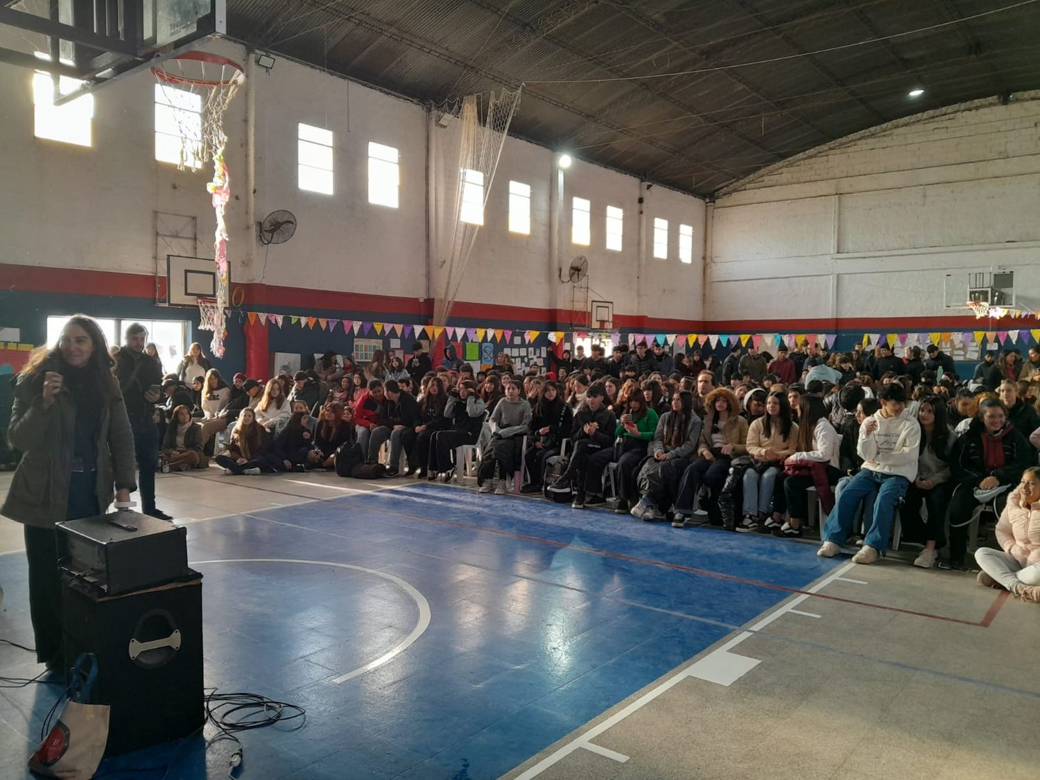 Paula Bombara en san pedro