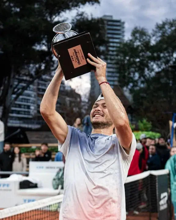 Alex Barrena, campeón de la edición 2026 . Foto: Buenos Aires Challenger