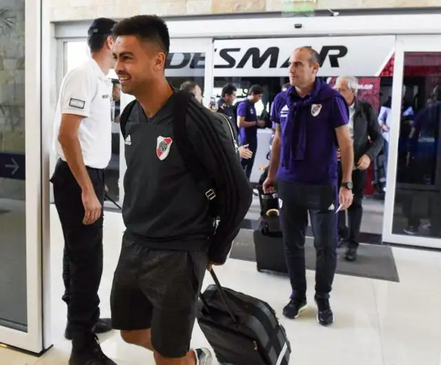 River con un equipo casi listo levantó vuelo hacia España para la gran final
