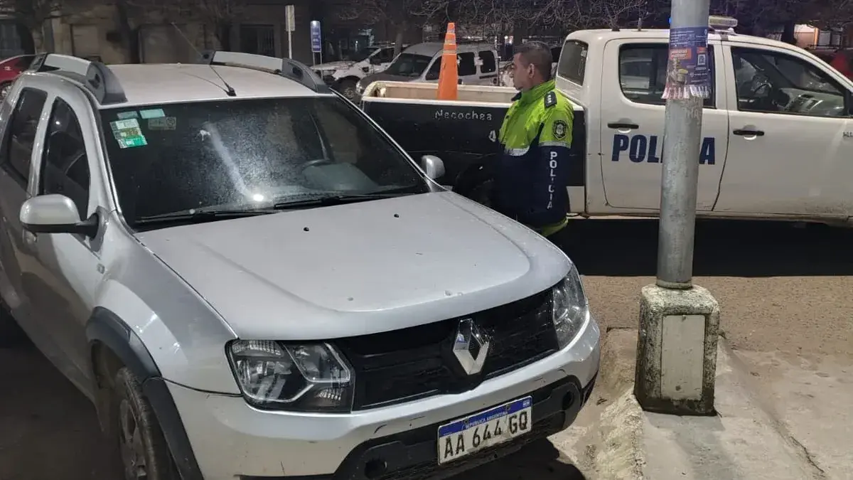 La camioneta fue secuestrada