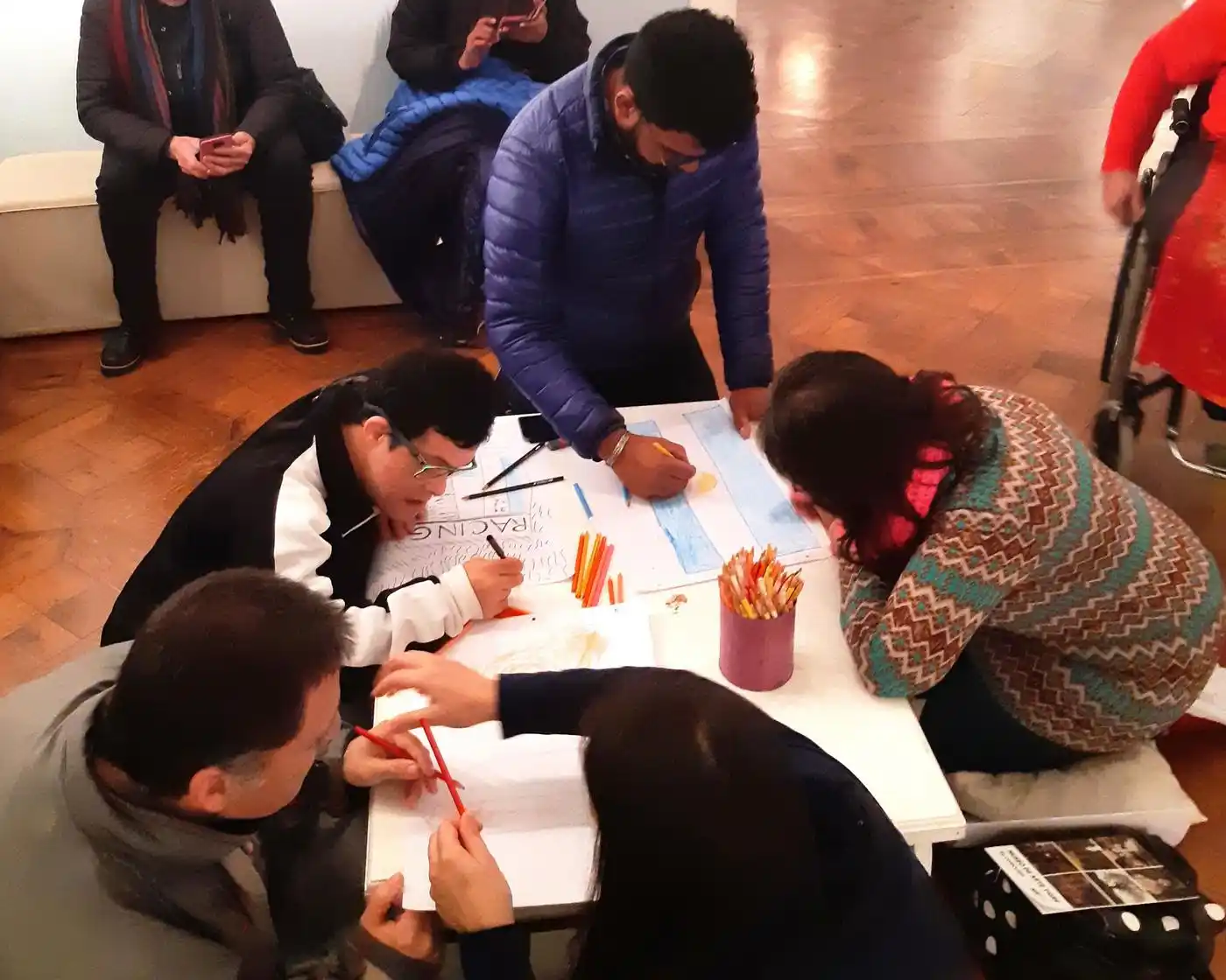 Abrió la primera muestra de arte inclusivo en el Museo de Arte Tigre