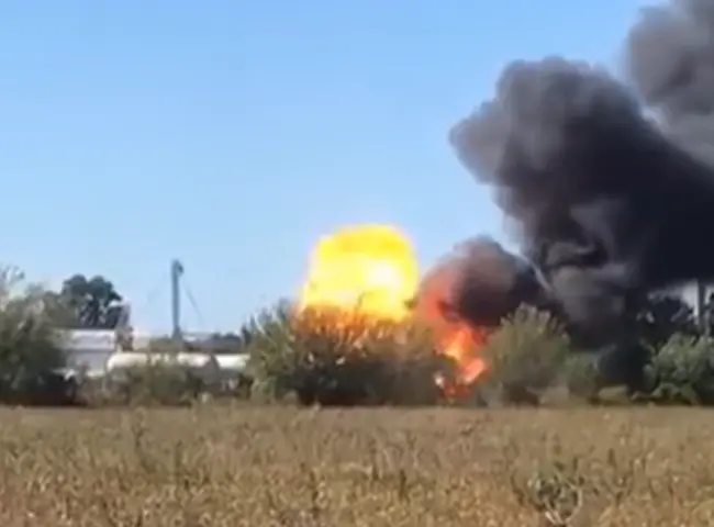 Incendio y explosiones en planta Amarilla Gas en Chivilcoy: Un herido leve
