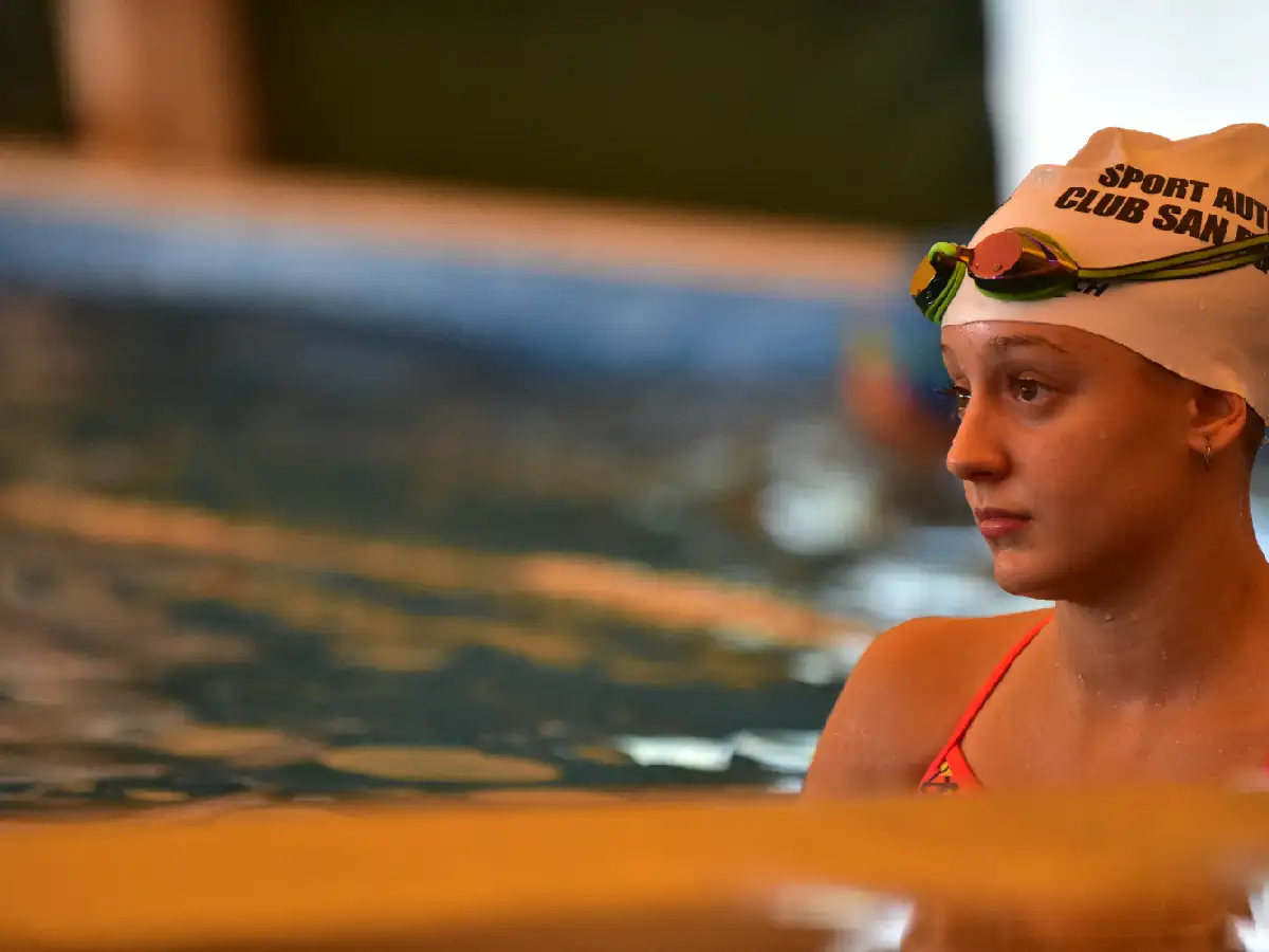 Agustina no pudo subir al podio
