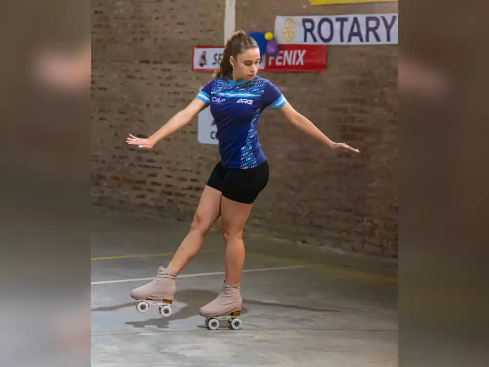 Evelyn Duca participó del Open Mundial de Patín en Buenos Aires en donde quedó en el octavo puesto. Se mostró feliz por ser parte del torneo y representar a la ciudad y a Olimpo