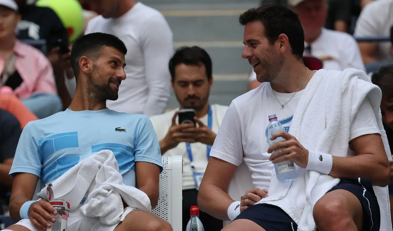 Djokovic y Del Potro volverán a coincidir en una cancha.