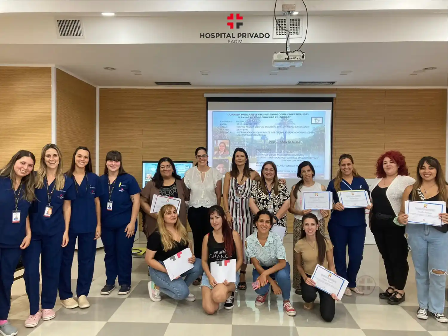 Hospital Sadiv: primera capacitación de asistentes de endoscopía en San Pedro