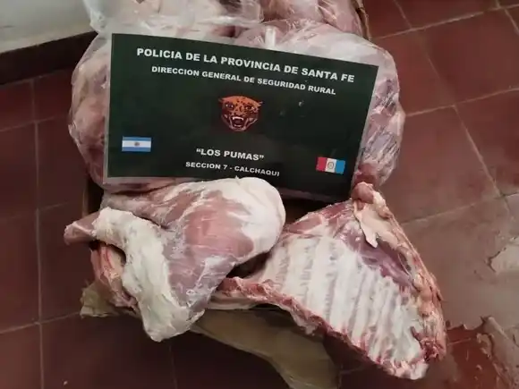 Secuestraron carne sin control sanitario en carnicerías de Ceres y San Guillermo