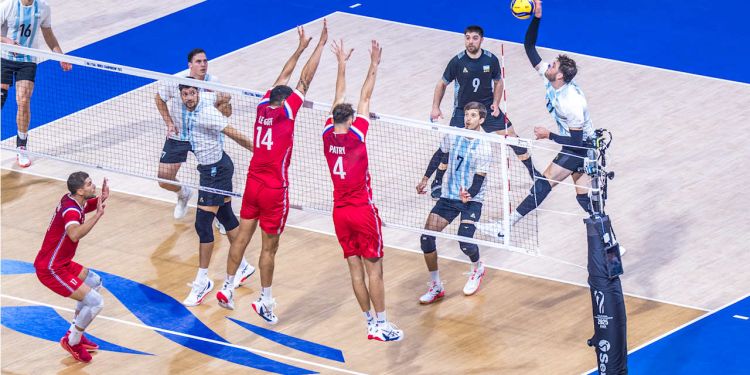 La Selección derrotó al campeón olímpico y lo eliminó del torneo. Foto: FEVA
