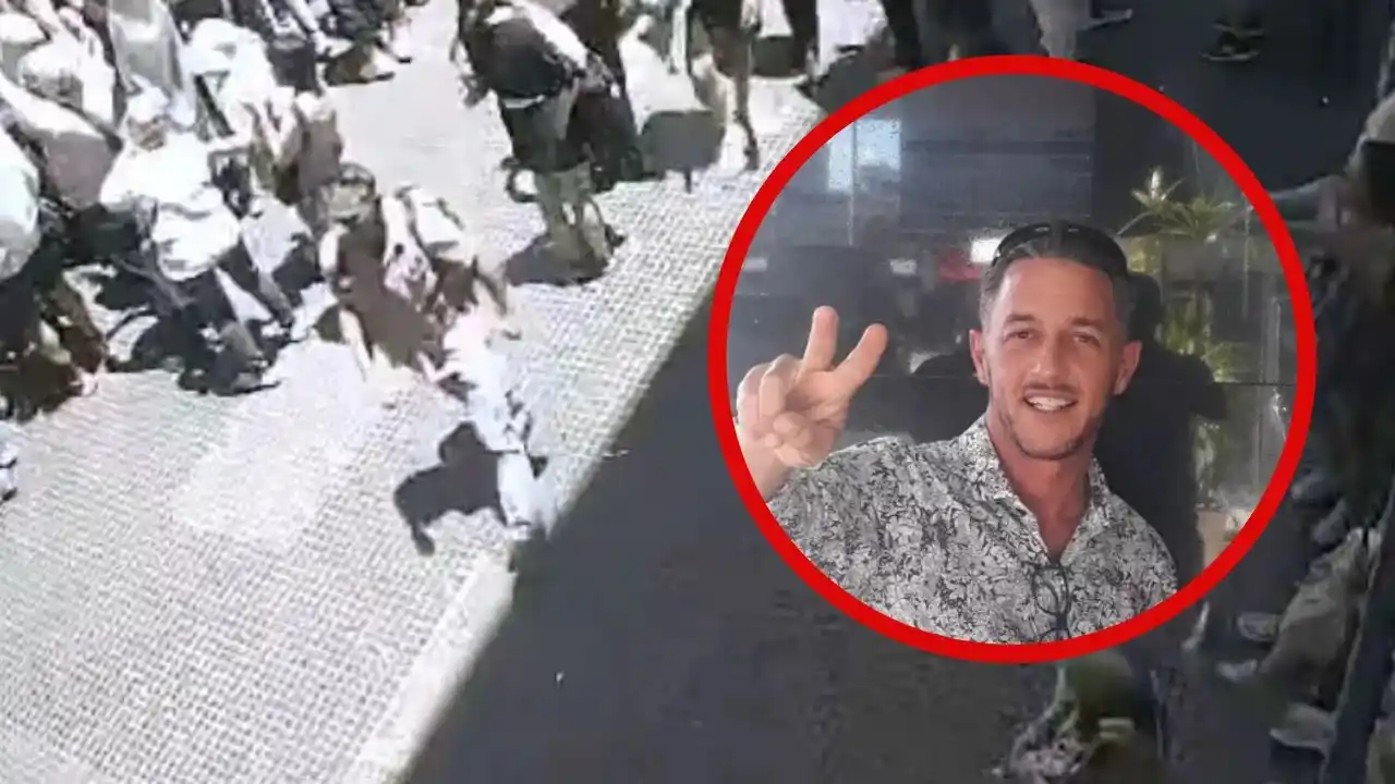 Identificaron al hombre que le tiró un botellazo a Milei