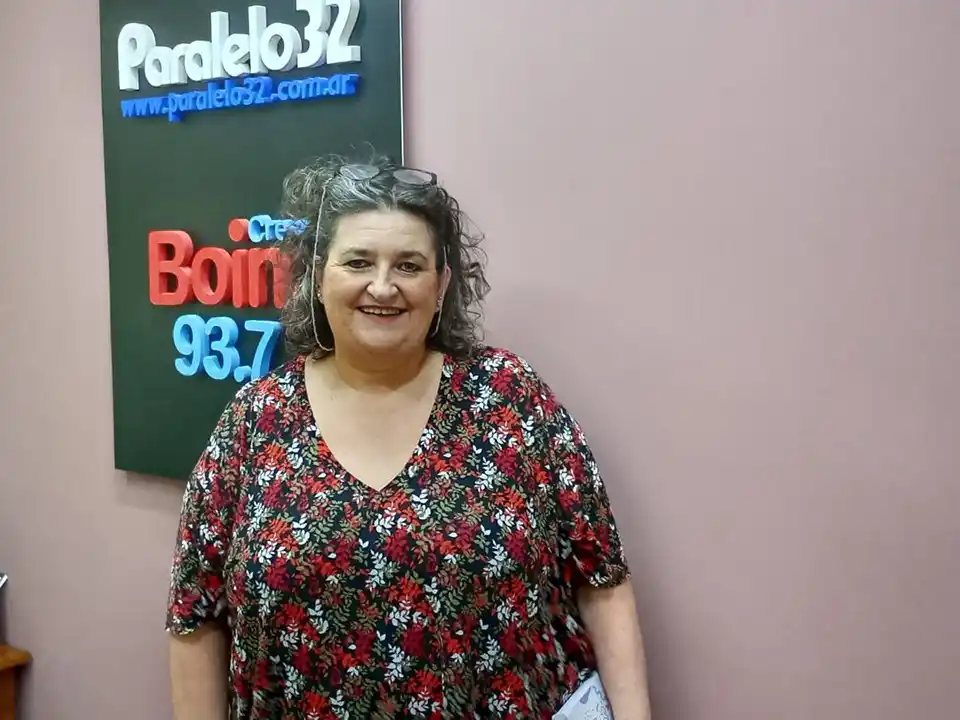 Profesora Claudia Schira, docente jubilada, dirige la filial Crespo–Seguí AGMER