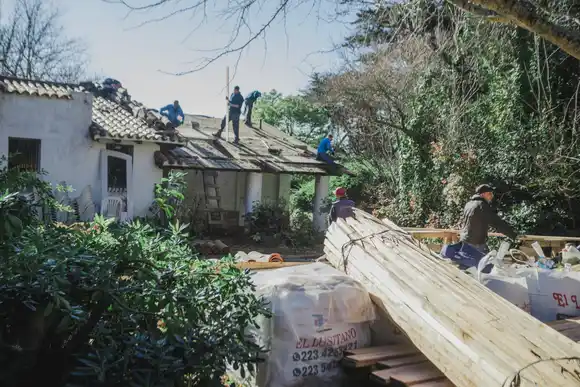 Avanza la primera etapa de las obras de puesta en valor de la Villa Mitre