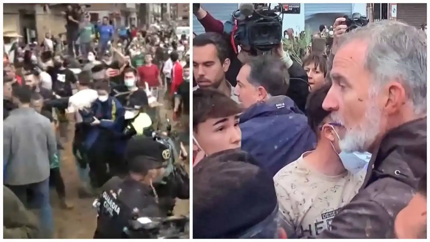 Con abucheos y barro: así recibieron a los REYES DE ESPAÑA en la zona de desastre (+VIDEOS)