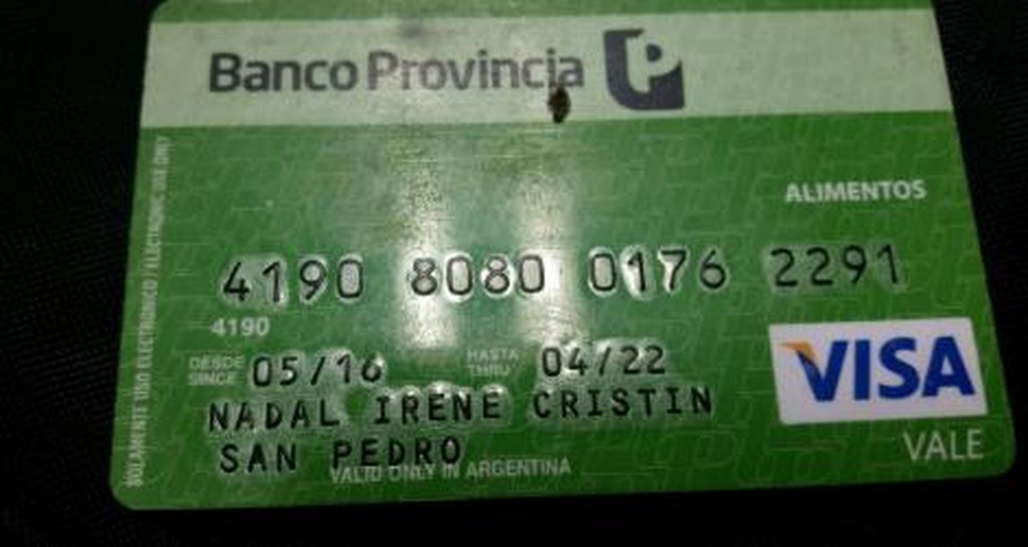 Tarjeta encontrada