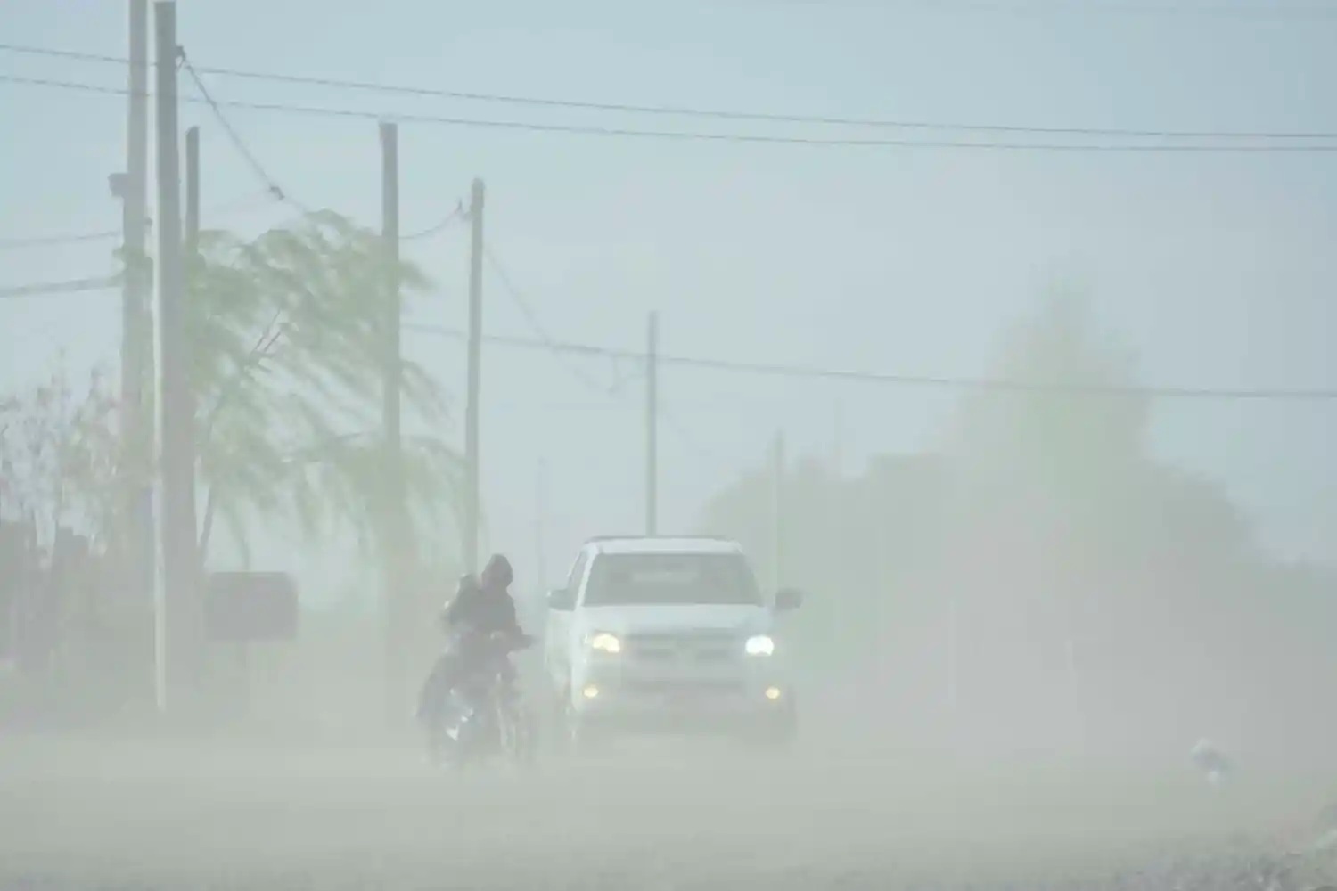 Baja. Los vientos pronosticado eran de 100 km/h, pero ahora habrían bajado a 70 km/h