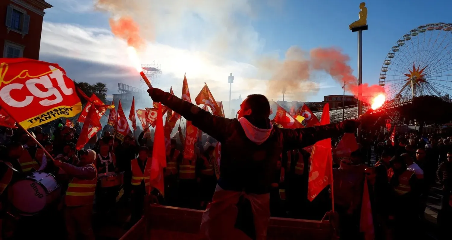 Francia: séptimo día de protestas contra la reforma jubilatoria de Emmanuel Macron