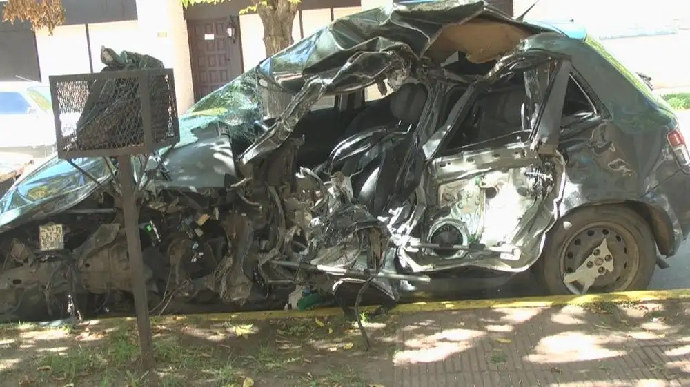 Joven tandilense murió en un violento choque con un colectivo de pasajeros