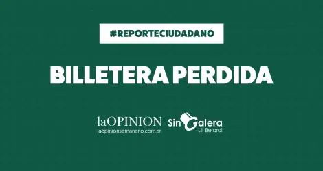 Marcelo extravió su billetera con documentación