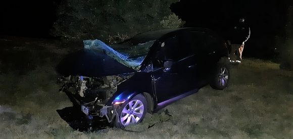 Ruta 9: un auto chocó por alcance a un camión y el conductor fue hospitalizado