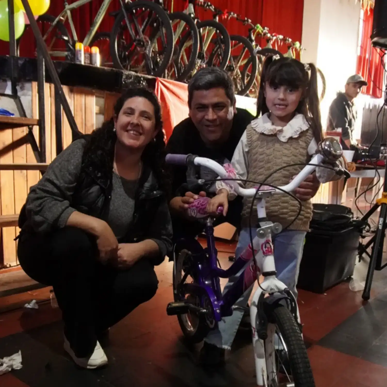 Una de las bicicletas sorteadas.