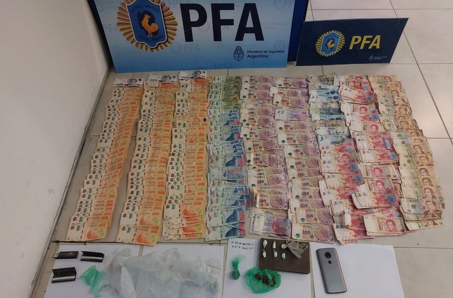 Cayó un vendedor de estupefacientes que operaba en Acantilados