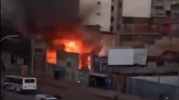 EXPLOSIÓN de sub estación eléctrica en Petare deja sin luz a Macaracuay y parte del municipio Sucre (+VIDEO)