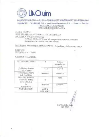 El municipio emitió un comunicado por el agua