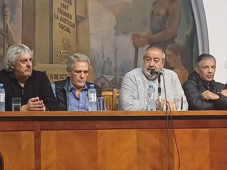 Conferencia de la CGT. FOTO: Infobae