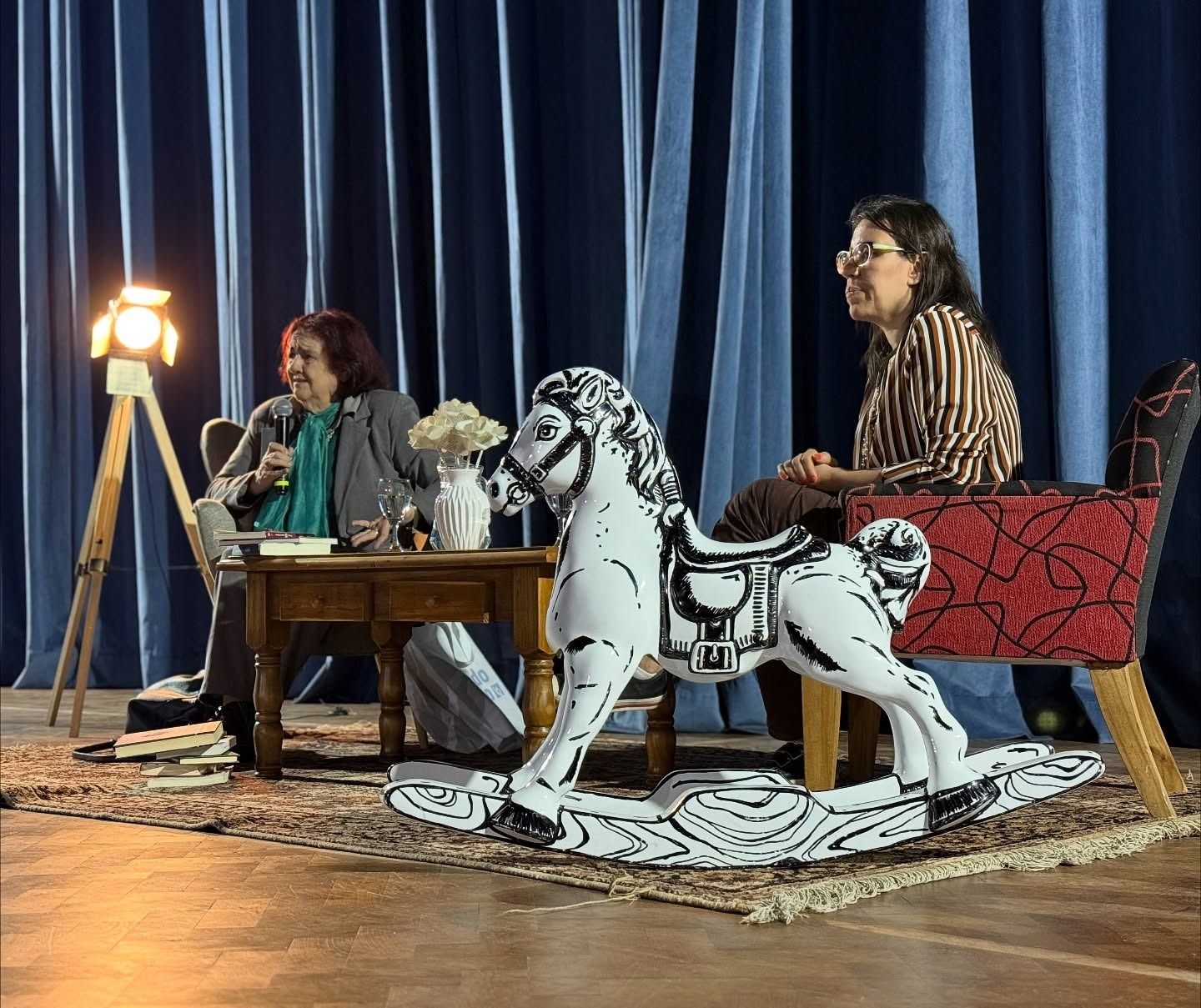 Chiqui González en el Centro Cultural Municipal.