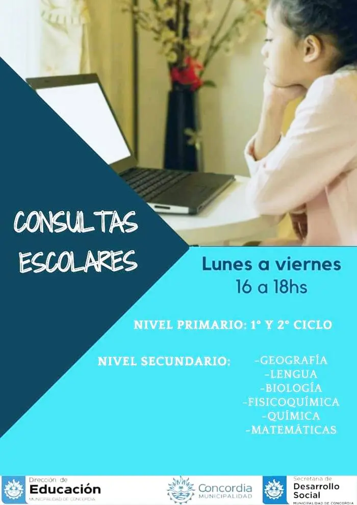 Comenzó el programa �SConsultas escolares⬝, de la Dirección  de Educación Municipal 