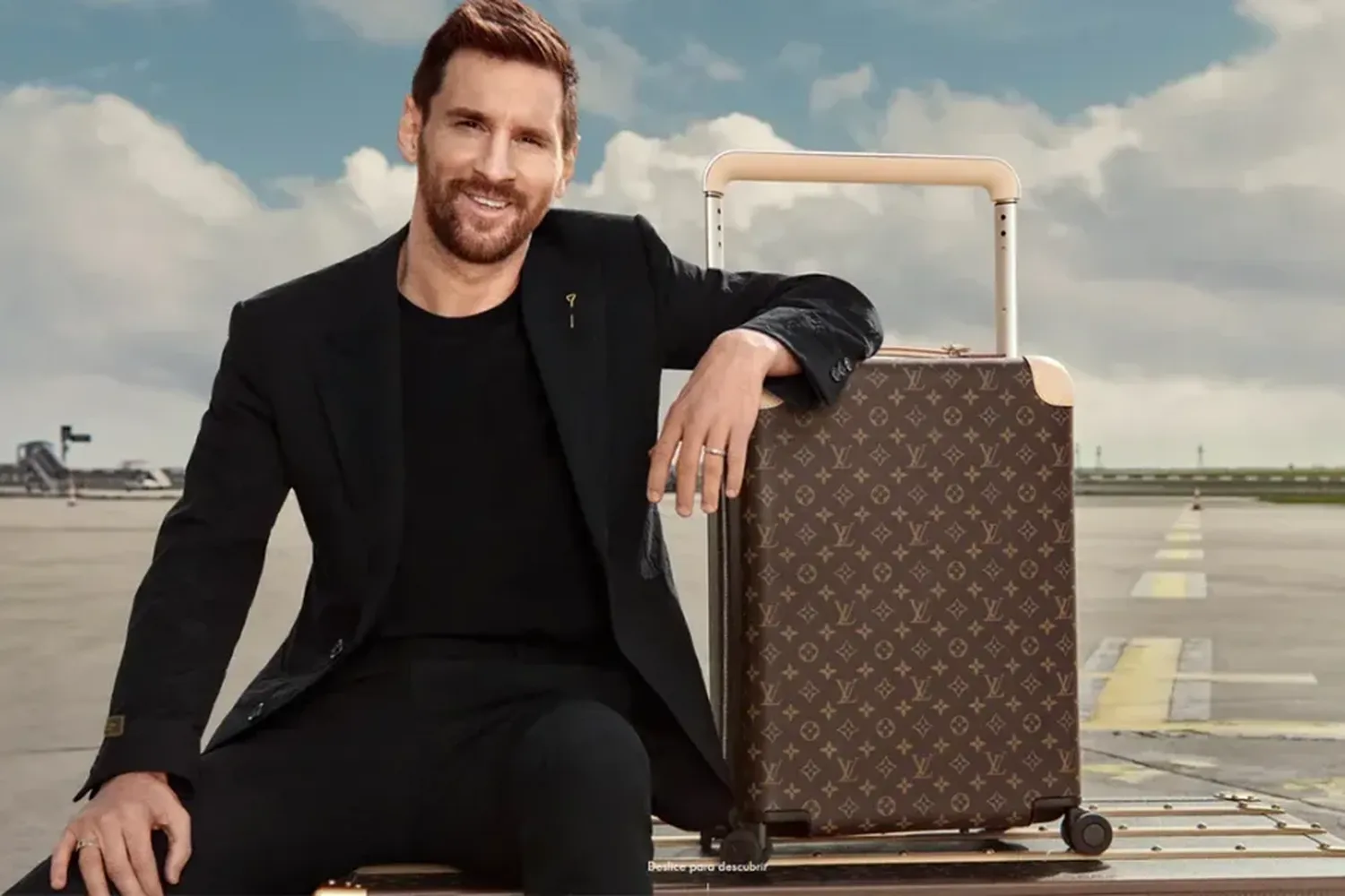 Lionel Messi como modelo de Louis Vuitton: así fue la reacción de Antonela Roccuzzo