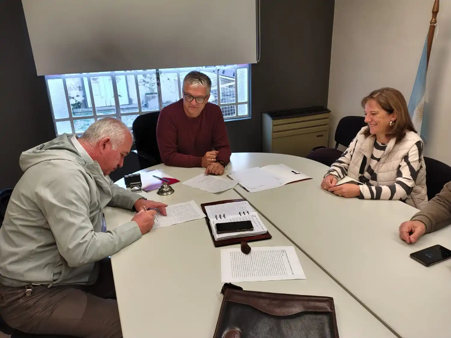El acto se llevó adelante en el Centro de Martilleros.