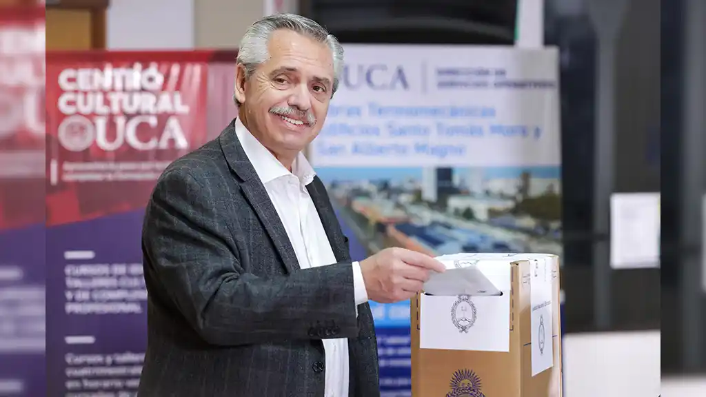Votó Alberto Fernández: "El 10 de diciembre voy a ser un ciudadano más"