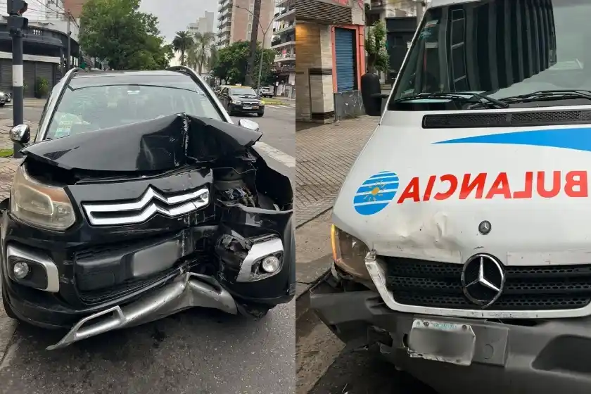 Choque en Francia y Zeballos.