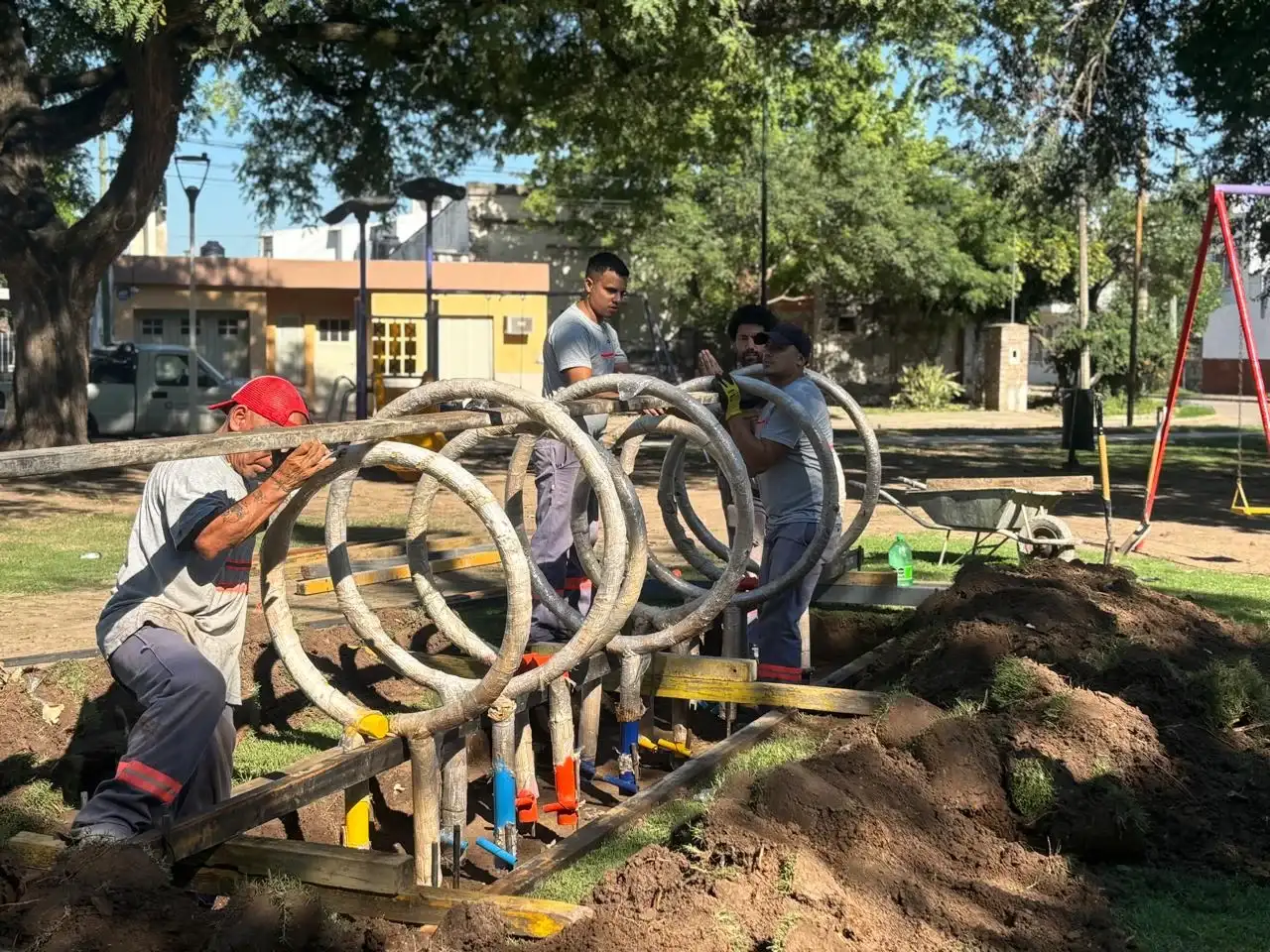 Este fin de semana inaugurarán la renovada Plaza de la Paz en el barrio Guillermo Lehmann: "Es un recuerdo histórico" - 1