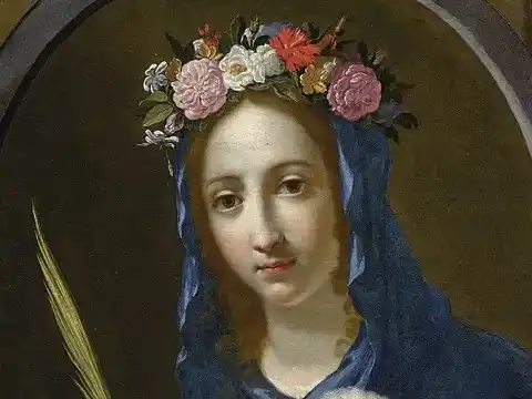 Santa Inés, por Cesare Dandini.