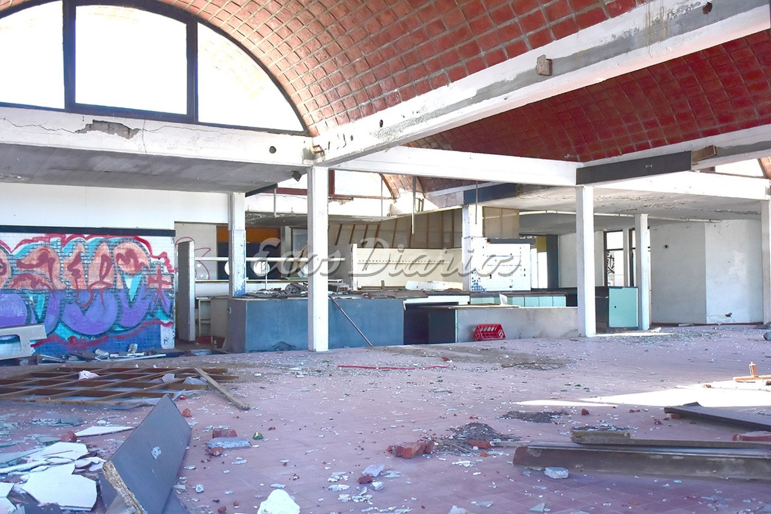 Abandonadas. Lucen las instalaciones del ex balneario ACA
