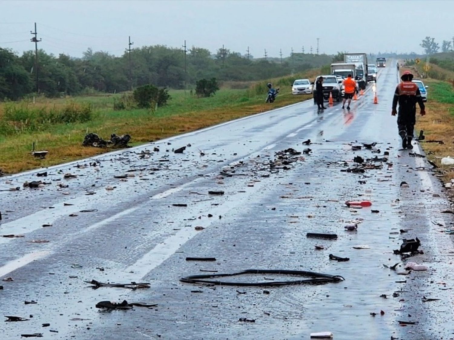 Tres personas murieron tras impresionante choque en Ruta 12