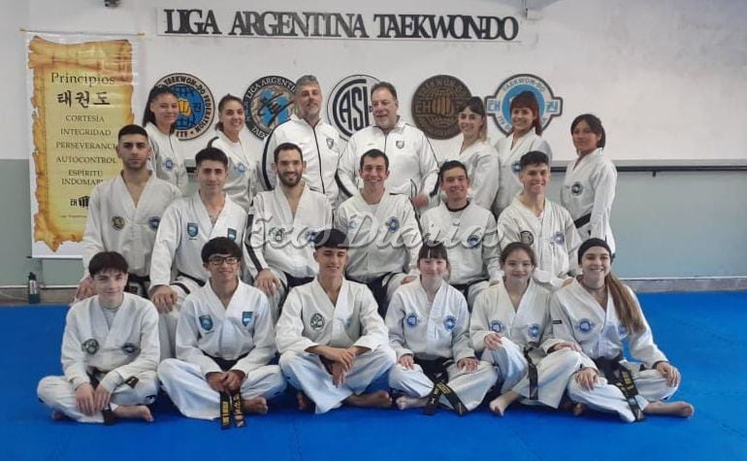 Delegación completa de la Selección Argentina de Taekwondo ITF