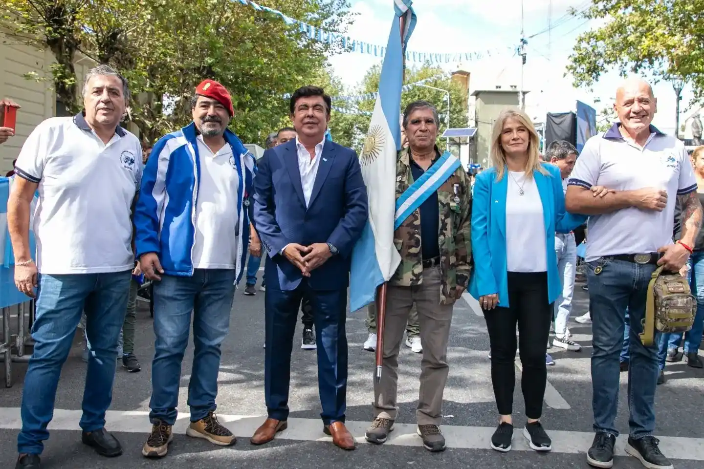 La vicegobernadora Verónica Magario fue parte del acto homenaje.