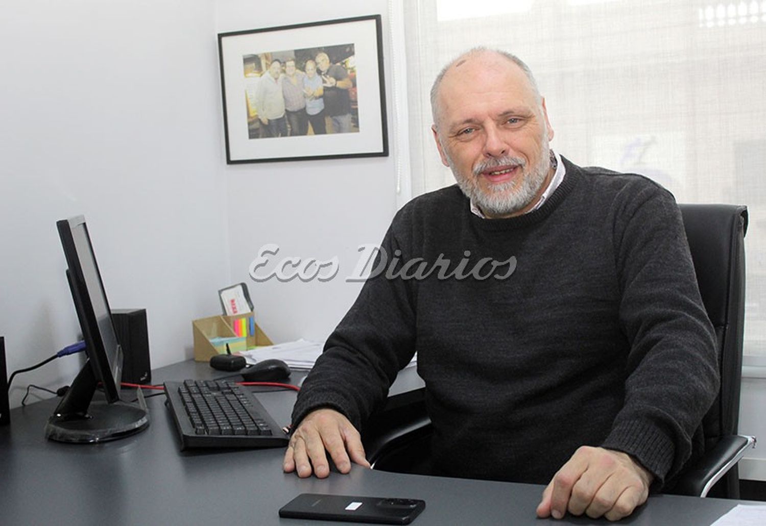 Demian Ledesma. El secretario general contó detalles de cómo se consolidó el gremio La Bancaria en Necochea