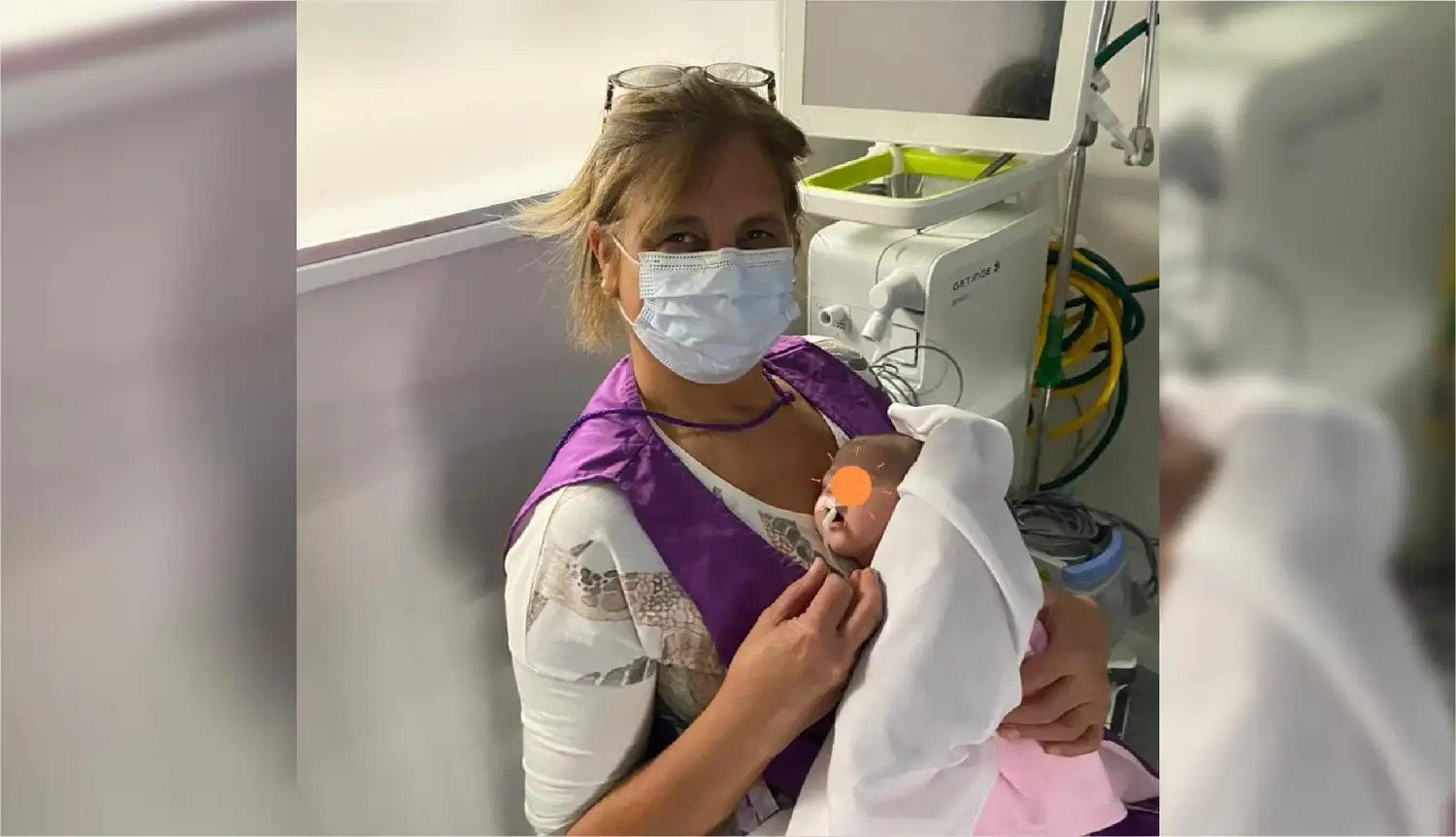 El voluntariado que acompaña a bebés internados.
